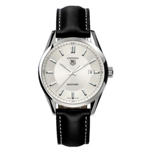 TAG Heuer Carrera Calibre 5 39 Stainless Steel / Silver / Calf
